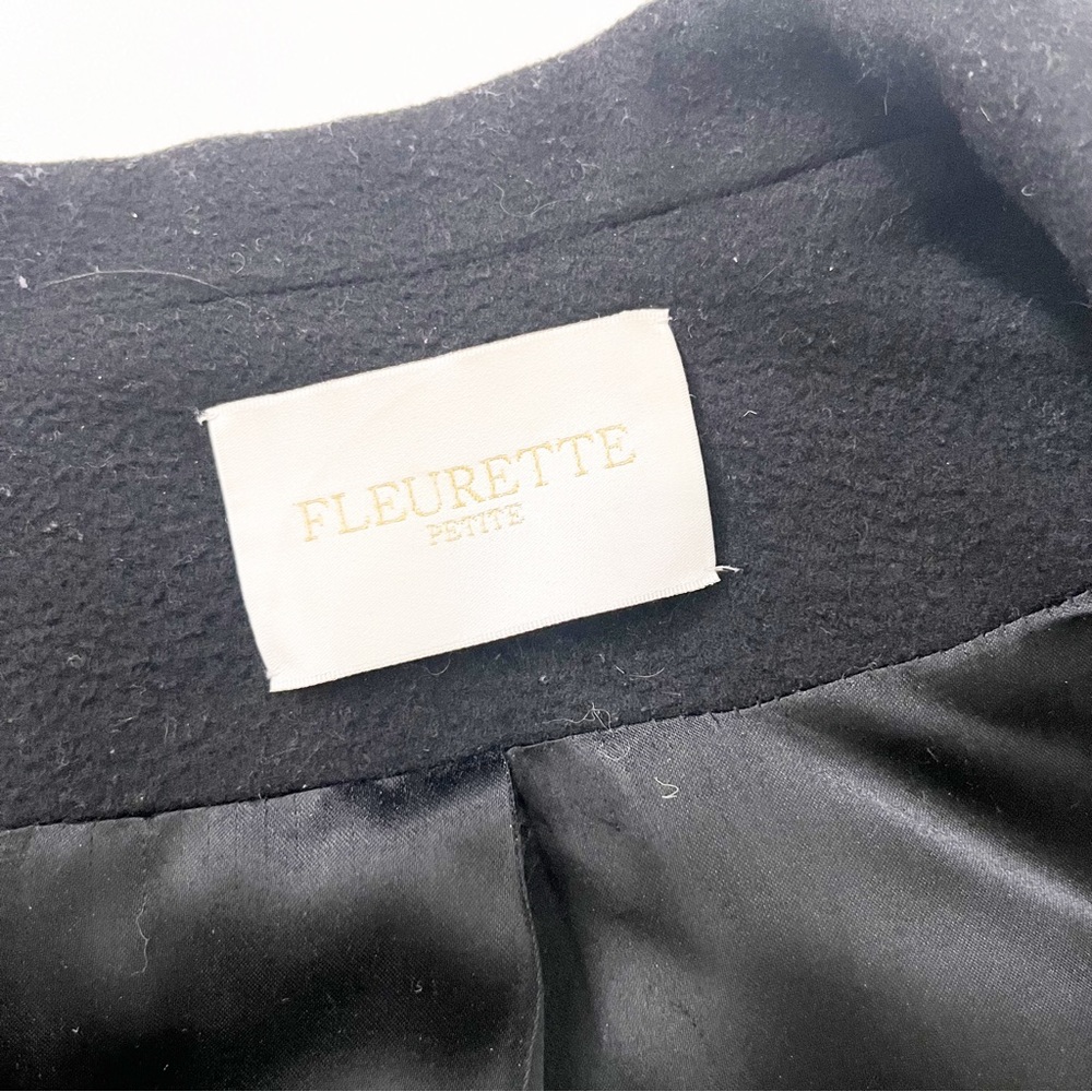 Fleurette Women Loro Piana Wool Coat - Picture 11 of 16